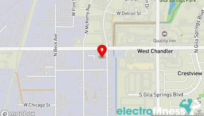 map of East Valley Strength and Conditioning Gym, Nutritionist, Personal trainer in Chandler