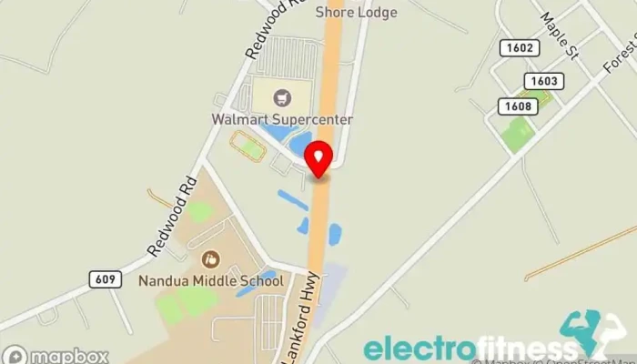 map of Eastern Shore Family YMCA Community center, Child care agency, Fitness center, Gym, Non-profit organization, Public swimming pool, Recreation center in Onley