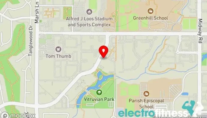 map of ec fitness Personal trainer in Addison
