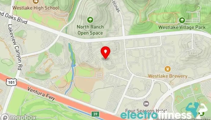 map of Elev8 Fitness Fitness center in Westlake Village