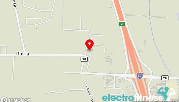 map of Elite Athlete Training Fitness center in Lafayette