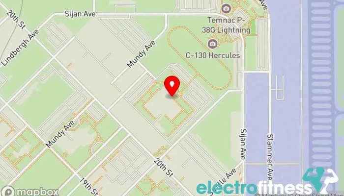 map of Elmendorf Fitness Center Fitness center in Anchorage