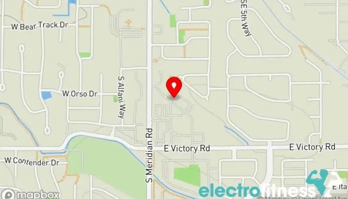 map of Empyre Fitness Gym in Meridian