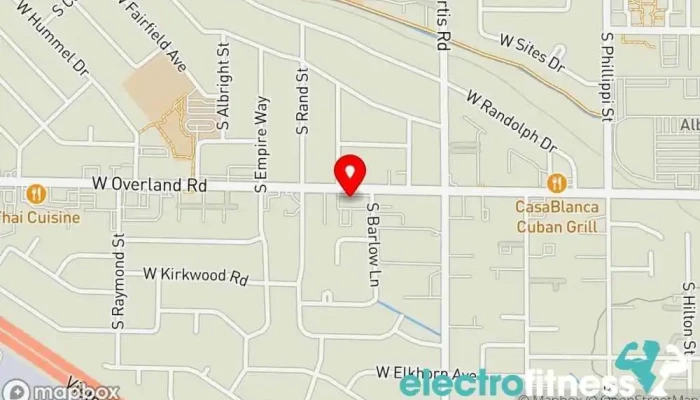 map of ENCORE FITNESS BOISE LLC Fitness center in Boise