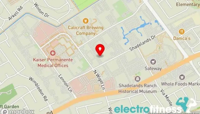 map of EncoreGym Gymnastics center, Children's party service, Gymnastics club in Walnut Creek