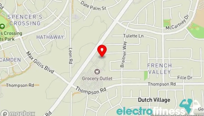 map of EōS Fitness Gym, Fitness center, Indoor cycling, Personal trainer in Winchester