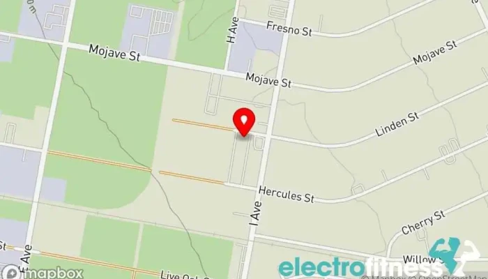 map of Epicentre Community center, Basketball court, Gym, Youth center in Hesperia
