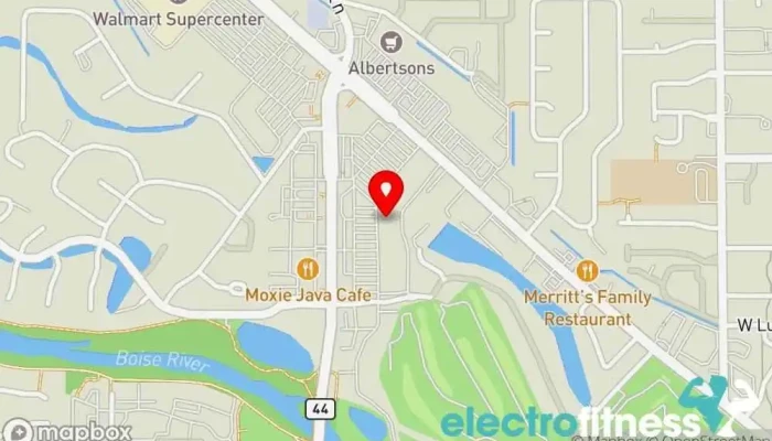 map of Epoc Training Center Personal trainer, Fitness center, Sports massage therapist, Women's personal trainer in Boise