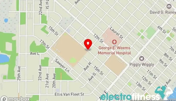 map of ERIC OLSON FITNESS Wellness center in Apalachicola