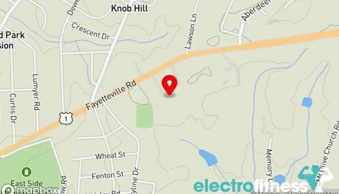 map of Evolution Health Club Gym, Boxing gym, Physical fitness program, Yoga instructor in Rockingham