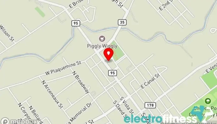 map of Evolve Infinite Athletics Gym in Church Point