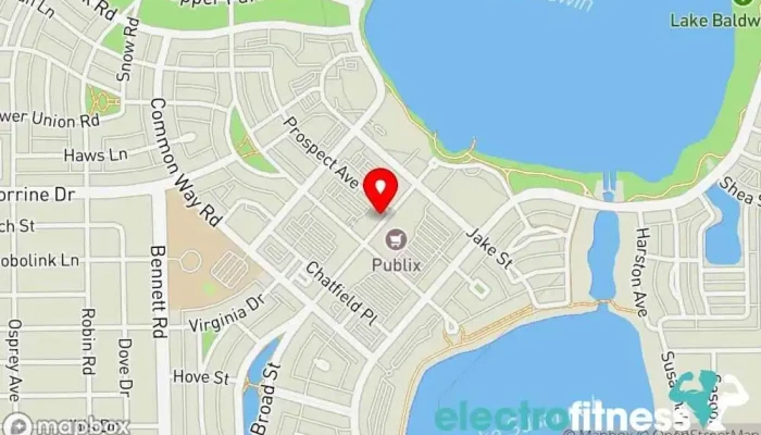 map of F45 Training Baldwin Park FL Gym, Fitness center, Training centre in Orlando