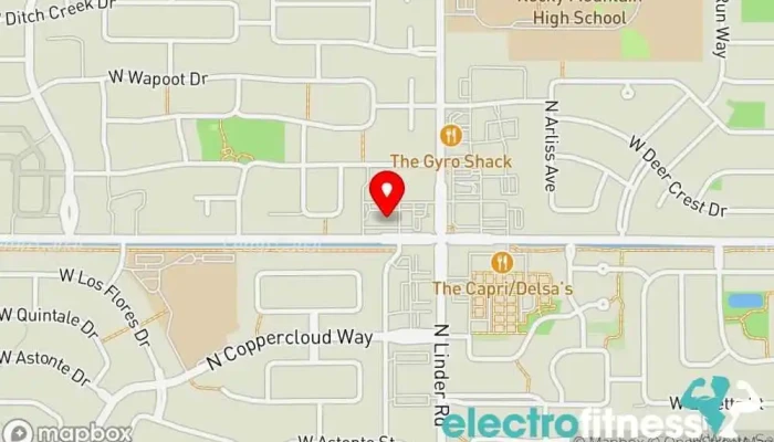 map of F45 Training Meridian West Gym, Fitness center, Training centre in Meridian