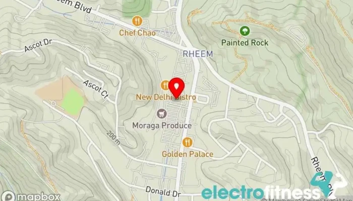 map of F45 Training Moraga Gym, Fitness center, Training centre in Moraga