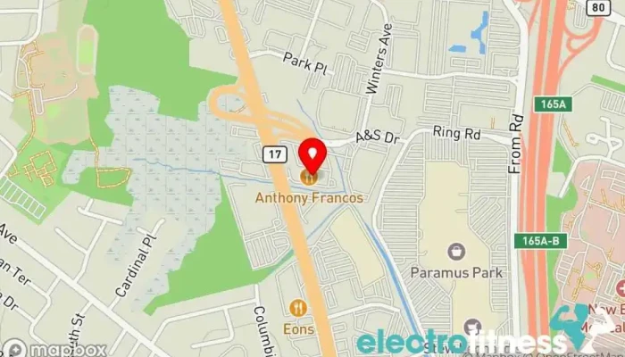map of F45 Training North Paramus Gym, Fitness center, Training centre in Paramus