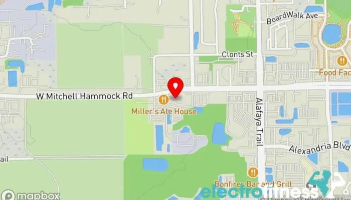 map of F45 Training Oviedo Gym, Fitness center, Training centre in Oviedo