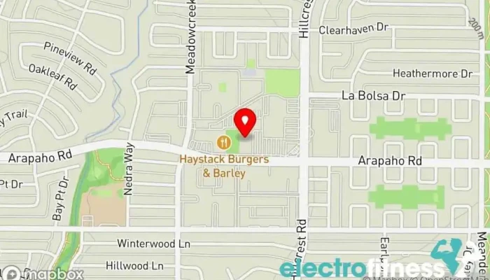 map of F45 Training Prestonwood Gym, Fitness center, Training centre in Dallas