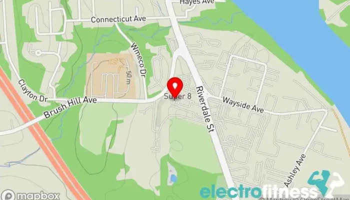 map of F45 Training Riverdale Gym, Fitness center, Training centre in West Springfield