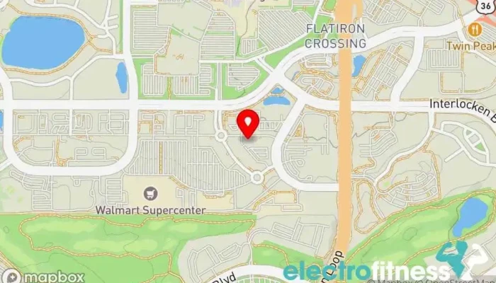 map of F45 Training Superior Gym, Fitness center in Broomfield
