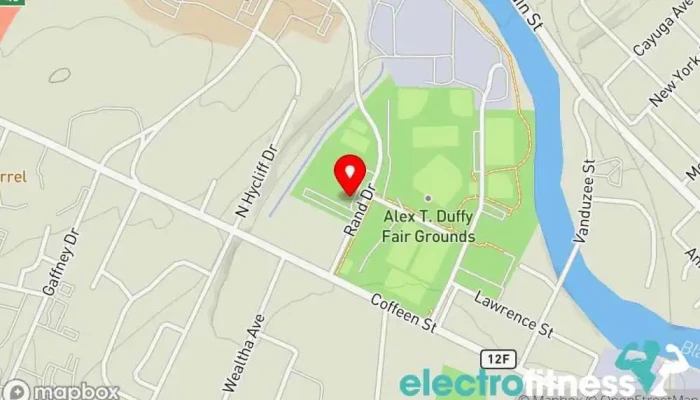 map of Fairgrounds YMCA Fitness center, Art center, Basketball court, Gym, Gymnastics center, Recreation center, Sports complex, Youth center, Youth organization in Watertown