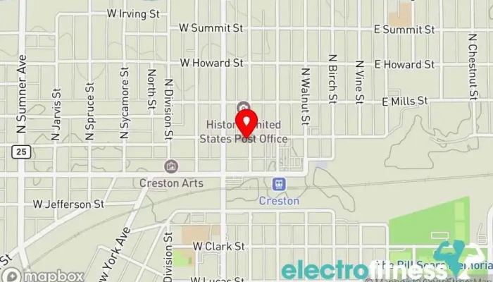 map of Feel Better Training Personal trainer, Gym, Health consultant, Nutritionist in Creston