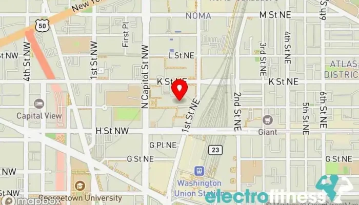 map of FERC Fitness Center Gym in Washington