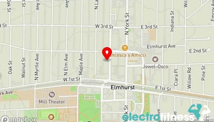 map of FFC Elmhurst Gym, Fitness center, Personal trainer, Physical fitness program, Pilates studio, Spa, Yoga studio in Elmhurst