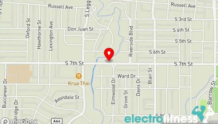 map of Firehouse Fitness Gym, Children's club, Fitness center, Health consultant, Life coach, Nutritionist, Personal trainer, Physical fitness program, Weight loss service, Women's personal trainer in Abilene