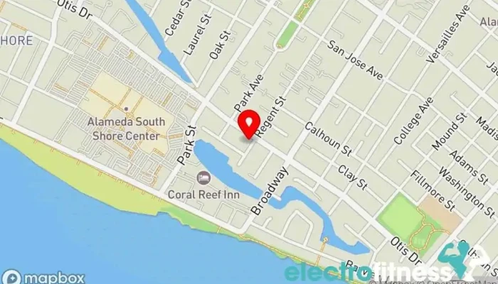 map of Fit Beyond Forty Personal trainer in Alameda