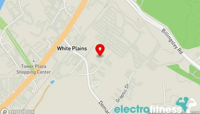 map of F.I.T. By TC Fitness center in White Plains