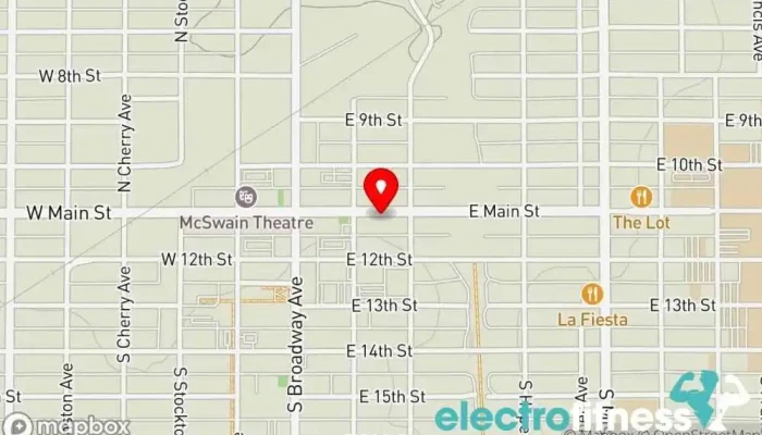 map of Fit Classes Gym in Ada