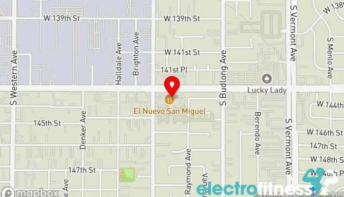 map of Fitness 19 Gym in Gardena