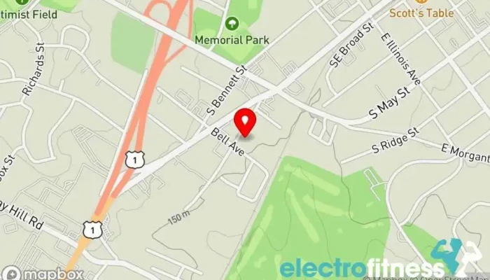 map of Fitness Concepts Personal trainer in Southern Pines