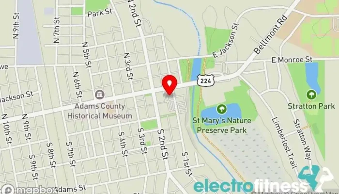map of Fitness Delivered Fitness center in Decatur