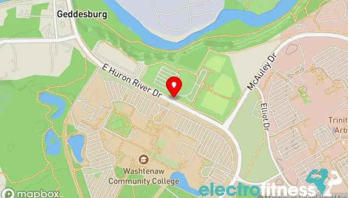 map of Fitness Dr  in Ann Arbor Township