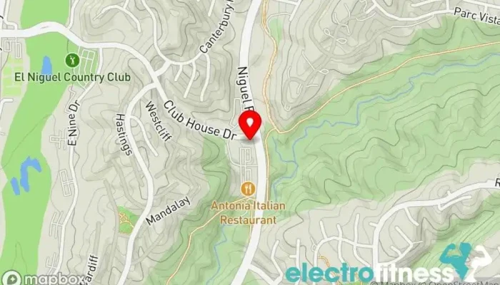 map of Fitness Elite Gym, Yoga studio in Laguna Niguel