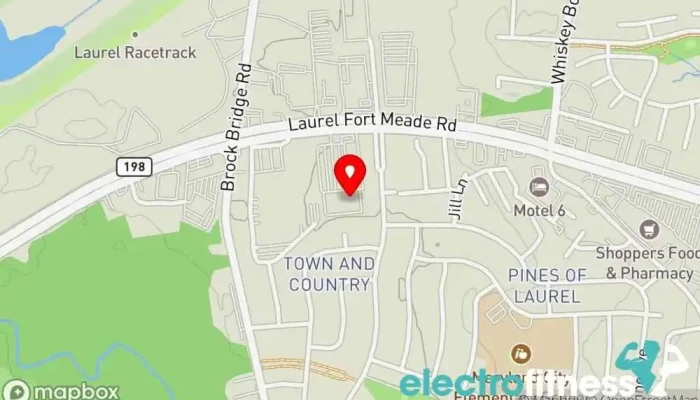 map of Fitness Evolution Gym, Fitness center, Physical fitness program in Laurel