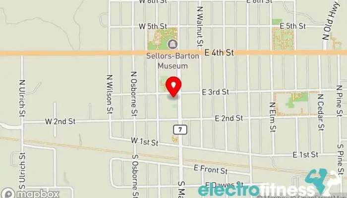 map of Fitness First Center Gym in Ainsworth