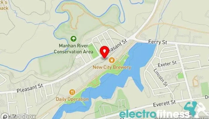 map of Fitness Fusion Personal trainer, Fitness center, Gym, Physical fitness program, Sports club in Easthampton