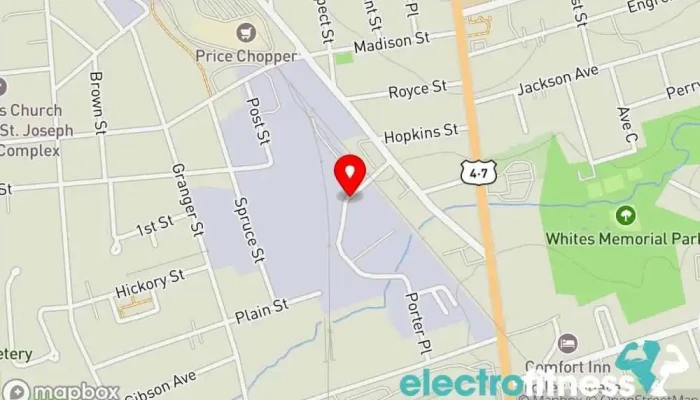 map of Fitness Made Fun! Fitness center in Rutland