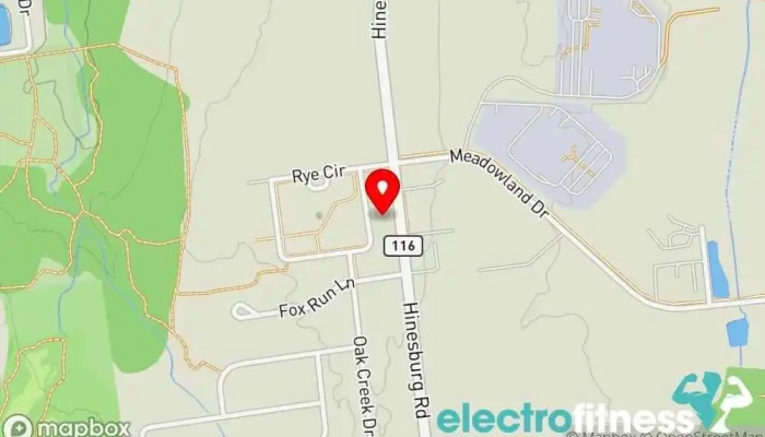 map of Fitness Options Personal Training Studio Physical fitness program, Personal trainer in South Burlington
