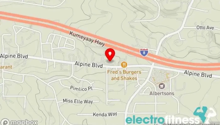 map of Fitness Pull Physical fitness program in Alpine