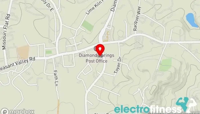 map of Fitness Solutions Fitness center, Personal trainer in Diamond Springs