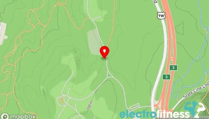 map of Fitness Trail Hiking area in Closter
