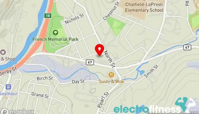 map of Fitness Zone Gym, Fitness center, Personal trainer in Seymour