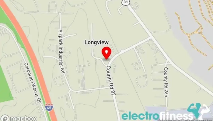 map of FitnessZone-Sales & Service Exercise equipment store in Alabaster