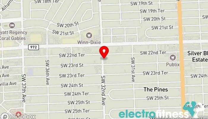 map of fitnorma24 Gym in Miami