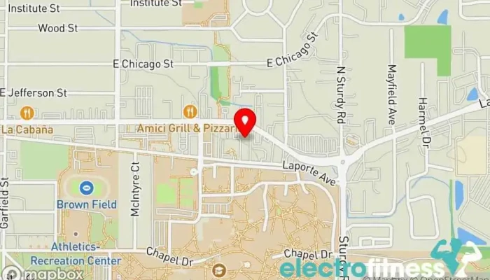 map of FiTrain LLC Personal trainer, Athletic club, Fitness center, Gym, Physical fitness program in Valparaiso