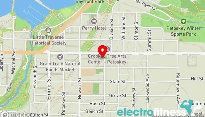 map of Fitster Training Personal trainer in Petoskey