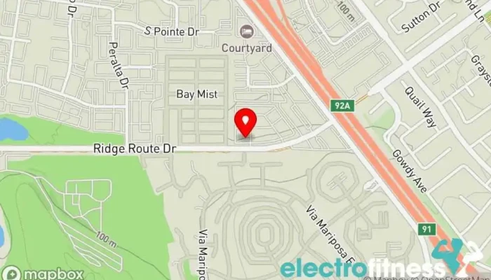 map of Flex Fitness OC Gym, Dietitian, Massage therapist, Personal trainer in Laguna Hills